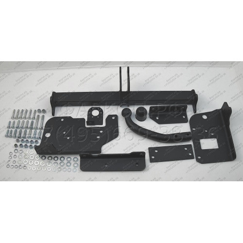 4235-A ORIS Фаркоп на Hyundai Tucson 2004-2010, Kia Sportage 2005-2010. Необходима подрезка бампера. Тип шара: A. Нагрузки: 1500/75 кг, масса фаркопа 23,9 кг (без электрики в комплекте)