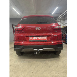 4264-A ORIS Фаркоп на Hyundai Creta 2016-2021, 2021-2022, Solaris HC 2024- без выреза в бампере. Тип шара: A. Нагрузки: 1300/75 кг, масса фаркопа 18,1 кг (без электрики в комплек