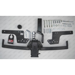 4554.32 SHERIFF Фаркоп на Renault Duster 2015-2021, 2021-2022 без подрезки бампера. Тип шара: E (крюк легкосъемный под американский квадрат). Нагрузки: 1450/75 кг, масса