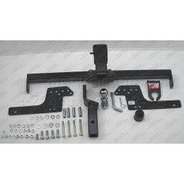 4554.32 SHERIFF Фаркоп на Renault Duster 2015-2021, 2021-2022 без подрезки бампера. Тип шара: E (крюк легкосъемный под американский квадрат). Нагрузки: 1450/75 кг, масса