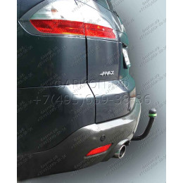 F118-A Лидер-плюс ТСУ для Ford S-MAX (WA6) 2006-2015, Ford Galaxy 2006-2015. Требуется подрезка бампера. Нагрузки: 1300/75 кг, масса фаркопа 23,42 кг (без электрики в компл