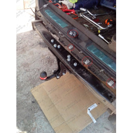 4350-A ORIS Фаркоп на Nissan Pathfinder R51 2005-2014. Необходима подрезка бампера. Тип шара: A. Нагрузки: 1500/75 кг, масса фаркопа 9,2 кг (без электрики в комплекте)