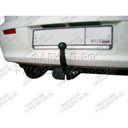 7130 Трейлер Фаркоп для Mitsubishi Lancer X дорестайлинг 2007-2012 (кроме модификации Evolution, только передний привод, дорейстайлинговая версия). Без снятия 