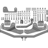 90912-A MOTODOR Фаркоп с оцинкованным шаром на Hyundai Starex 2008-2018, 2018-2023, Hyundai H1 2008-2018, 2018-2023. Необходима подрезка бампера. Тип шара: A. Нагрузки: 1500/100 кг, масса фаркопа 20,8 кг (без электрики в комплекте)