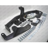 90912-A MOTODOR Фаркоп с оцинкованным шаром на Hyundai Starex 2008-2018, 2018-2023, Hyundai H1 2008-2018, 2018-2023. Необходима подрезка бампера. Тип шара: A. Нагрузки: 1500/100 кг, масса фаркопа 20,8 кг (без электрики в комплекте)