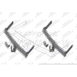 9151 Трейлер Фаркоп для Volkswagen Tiguan 2007-2016, Tiguan 2 2016-2024, Skoda Kodiaq 2017-2023, Skoda Karoq 2020-. Требуется подрезка бампера. Тип шара: A. Нагрузки: 1100/50 кг, масса фарк