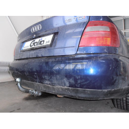 A035C GALIA Полностью оцинкованный фаркоп на Audi A4 седан/универсал 1994-2000, включая 4WD (Quattro). Подрозетник убирается за бампер. Тип шара: C (горизонтал