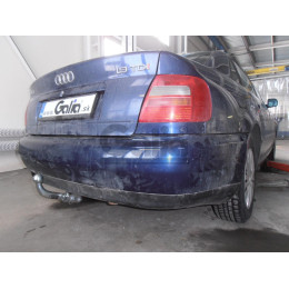 A035C GALIA Полностью оцинкованный фаркоп на Audi A4 седан/универсал 1994-2000, включая 4WD (Quattro). Подрозетник убирается за бампер. Тип шара: C (горизонтал