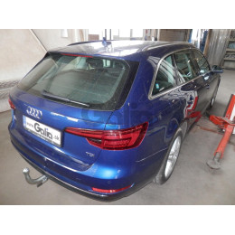 A052A GALIA Полностью оцинкованный фаркоп на Audi A4 седан/универсал 2016-2024, Audi A4 Allroad Quattro 2016-2024, Audi A5 2016-2024. Подрозетник убирается за бампер. Тип шара: 