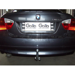B016C GALIA Полностью оцинкованный фаркоп на BMW 3-Series E90/E91 седан/универсал/купе 2005-2011. Подрозетник убирается за бампер. Тип шара: C (горизонтальный 