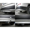 B019C GALIA Полностью оцинкованный фаркоп на BMW X3 F25 2010-2017, BMW X4 F26 2014-2018, кроме моделей с M-пакетом. Подрозетник убирается за бампер. Тип шара: C (горизонтальный съемный). Установка без выреза бампера. Нагрузки: 2400/100 кг, масса фаркопа 1