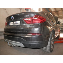 B019C GALIA Полностью оцинкованный фаркоп на BMW X3 F25 2010-2017, BMW X4 F26 2014-2018, кроме моделей с M-пакетом. Подрозетник убирается за бампер. Тип шара: C (гори