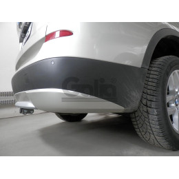 B019C GALIA Полностью оцинкованный фаркоп на BMW X3 F25 2010-2017, BMW X4 F26 2014-2018, кроме моделей с M-пакетом. Подрозетник убирается за бампер. Тип шара: C (гори