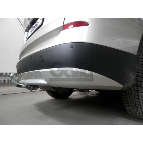 B019C GALIA Полностью оцинкованный фаркоп на BMW X3 F25 2010-2017, BMW X4 F26 2014-2018, кроме моделей с M-пакетом. Подрозетник убирается за бампер. Тип шара: C (горизонтальный съемный). Установка без выреза бампера. Нагрузки: 2400/100 кг, масса фаркопа 1
