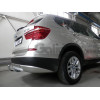 B019C GALIA Полностью оцинкованный фаркоп на BMW X3 F25 2010-2017, BMW X4 F26 2014-2018, кроме моделей с M-пакетом. Подрозетник убирается за бампер. Тип шара: C (горизонтальный съемный). Установка без выреза бампера. Нагрузки: 2400/100 кг, масса фаркопа 1