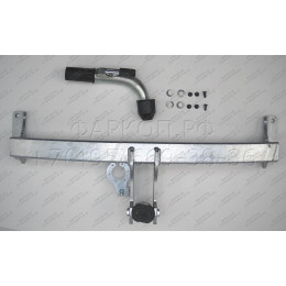 B019C GALIA Полностью оцинкованный фаркоп на BMW X3 F25 2010-2017, BMW X4 F26 2014-2018, кроме моделей с M-пакетом. Подрозетник убирается за бампер. Тип шара: C (гори