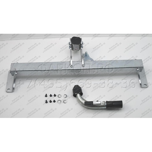 B019C GALIA Полностью оцинкованный фаркоп на BMW X3 F25 2010-2017, BMW X4 F26 2014-2018, кроме моделей с M-пакетом. Подрозетник убирается за бампер. Тип шара: C (горизонтальный съемный). Установка без выреза бампера. Нагрузки: 2400/100 кг, масса фаркопа 1