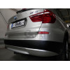 B019V GALIA Полностью оцинкованный фаркоп на BMW X3 F25 2010-2017, BMW X4 F26 2014-2018, кроме моделей с M-пакетом. Подрозетник убирается за бампер. Тип шара: AV (вертикальное быстросъемное крепление шара на ключе). Установка без выреза бампера. Нагрузки: