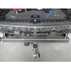 B019V GALIA Полностью оцинкованный фаркоп на BMW X3 F25 2010-2017, BMW X4 F26 2014-2018, кроме моделей с M-пакетом. Подрозетник убирается за бампер. Тип шара: AV (вертикальное быстросъемное крепление шара на ключе). Установка без выреза бампера. Нагрузки: