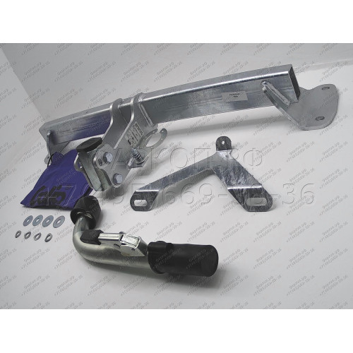 B0216C GALIA Полностью оцинкованный фаркоп на BMW 3-Series Gran Turismo F34 06/2013-2019. Подрозетник убирается за бампер. Тип шара: C (горизонтальный съемный). Установка без выреза бампера. Нагрузки: 1900/75 кг, масса фаркопа 14,27 кг