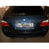 B022C GALIA Полностью оцинкованный фаркоп на BMW 5-Series E60 седан / E61 универсал 2003-2010, в т.ч. подходит с M-пакет. Подрозетник убирается за бампер. Тип шара: C (горизонтальный съемный). Невидимый вырез бампера. Нагрузки: 2000/90 кг, масса фаркопа 1