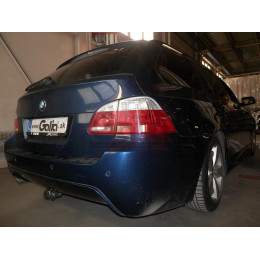 B022C GALIA Полностью оцинкованный фаркоп на BMW 5-Series E60 седан / E61 универсал 2003-2010, в т.ч. подходит с M-пакет. Подрозетник убирается за бампер. Тип ша