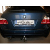 B022C GALIA Полностью оцинкованный фаркоп на BMW 5-Series E60 седан / E61 универсал 2003-2010, в т.ч. подходит с M-пакет. Подрозетник убирается за бампер. Тип шара: C (горизонтальный съемный). Невидимый вырез бампера. Нагрузки: 2000/90 кг, масса фаркопа 1