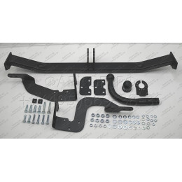 C-041 STEINHOF Фаркоп на Citroen C4 Picasso 2006-2013, Citroen Grand C4 Picasso 2006-2013 без снятия и подрезки бампера. Тип шара: A. Нагрузки: 1800/75 кг, масса фаркопа 19,5 кг (без эл
