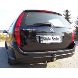 C040A GALIA Полностью оцинкованный фаркоп на Citroen C5 I и II универсал 2001-2008, с 2005-2008 необходим блок согласования. Тип шара: A. Невидимый вырез бампера.