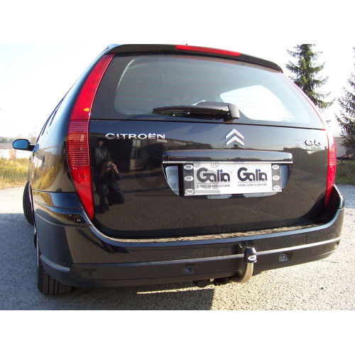 C040A GALIA Полностью оцинкованный фаркоп на Citroen C5 I и II универсал 2001-2008, с 2005-2008 необходим блок согласования. Тип шара: A. Невидимый вырез бампера. Нагрузки: 1700/85 кг, масса фаркопа 21,5 кг