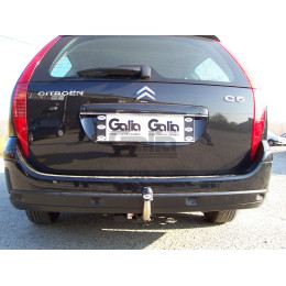 C040A GALIA Полностью оцинкованный фаркоп на Citroen C5 I и II универсал 2001-2008, с 2005-2008 необходим блок согласования. Тип шара: A. Невидимый вырез бампера.