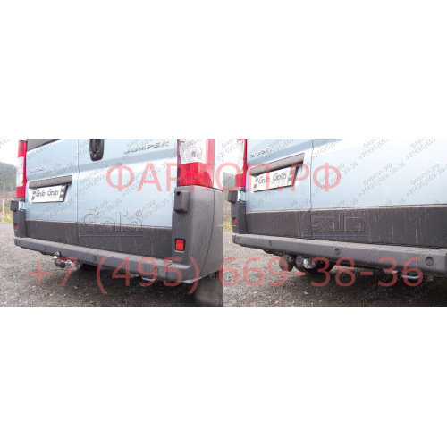 C042C GALIA Полностью оцинкованный фаркоп на Citroen Jumper 2006-, FIAT Ducato III 2006-, Peugeot Boxer 2006-, Opel Movano 2021-, Toyota Proace Max 2024- L1, L2, L3, L4. Тип шара: C (горизонтальный съемный). Установка без выреза бампера. Нагрузки: 3000/15