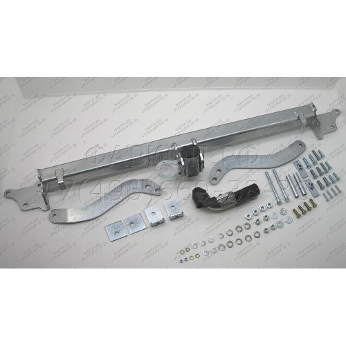 C042C GALIA Полностью оцинкованный фаркоп на Citroen Jumper 2006-, FIAT Ducato III 2006-, Peugeot Boxer 2006-, Opel Movano 2021-, Toyota Proace Max 2024- L1, L2, L3, L4. Тип шара: C (горизонтальный съемный). Установка без выреза бампера. Нагрузки: 3000/15