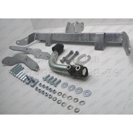 C047A GALIA Полностью оцинкованный фаркоп на Citroen Xsara Picasso 2000-2010. Особенности: с 2006- необходим блок согласования. Тип шара: A. Установка без снятия и