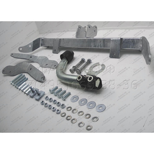 C047A GALIA Полностью оцинкованный фаркоп на Citroen Xsara Picasso 2000-2010. Особенности: с 2006- необходим блок согласования. Тип шара: A. Установка без снятия и выреза бампера. Нагрузки: 1300/80 кг, масса фаркопа 14,02 кг