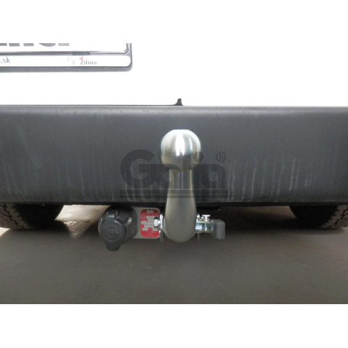 C050C GALIA Полностью оцинкованный фаркоп на Citroen Jumpy 2006-2016, FIAT Scudo 2007-2016, Peugeot Expert 2007-2016, Toyota Proace 2013-2016, Citroen Dispatch 2006-2016 в т.ч. с парктрониками. Тип шара: C (горизонтальный съемный). Невидимый вырез бампера