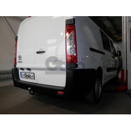C050C GALIA Полностью оцинкованный фаркоп на Citroen Jumpy 2006-2016, FIAT Scudo 2007-2016, Peugeot Expert 2007-2016, Toyota Proace 2013-2016, Citroen Dispatch 2006-2016 в т.ч. с парктрониками. Тип шара