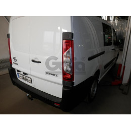 C050C GALIA Полностью оцинкованный фаркоп на Citroen Jumpy 2006-2016, FIAT Scudo 2007-2016, Peugeot Expert 2007-2016, Toyota Proace 2013-2016, Citroen Dispatch 2006-2016 в т.ч. с парктрониками. Тип шара