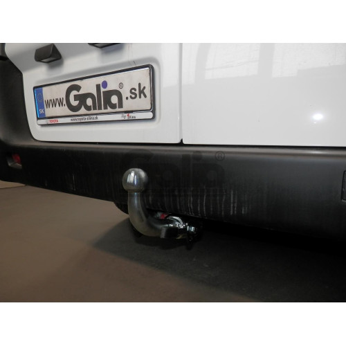 C050C GALIA Полностью оцинкованный фаркоп на Citroen Jumpy 2006-2016, FIAT Scudo 2007-2016, Peugeot Expert 2007-2016, Toyota Proace 2013-2016, Citroen Dispatch 2006-2016 в т.ч. с парктрониками. Тип шара: C (горизонтальный съемный). Невидимый вырез бампера