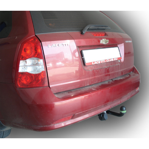 C204-A Лидер-плюс ТСУ для Chevrolet Lacetti универсал 2004-2012 без снятия и выреза бампера. Нагрузки: 1200/75 кг, масса фаркопа 18,8 кг, требуется 4 сверления (без электрики в комплекте)