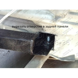 H.T45.A HALTY Фаркоп на Toyota Corona Premio 1996-2001, Toyota Carina T210 1996-2001. Требуется подрезка бампера. Тип шара: A. Нагрузки: 500/50 кг, масса фаркопа 12,9 кг