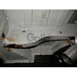 D047C GALIA Полностью оцинкованный фаркоп на Dacia Logan II универсал/фургон/пикап 2013-2021. Подрозетник убирается за бампер. Тип шара: C (горизонтальный с