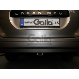 D047C GALIA Полностью оцинкованный фаркоп на Dacia Logan II универсал/фургон/пикап 2013-2021. Подрозетник убирается за бампер. Тип шара: C (горизонтальный с