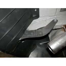 D047C GALIA Полностью оцинкованный фаркоп на Dacia Logan II универсал/фургон/пикап 2013-2021. Подрозетник убирается за бампер. Тип шара: C (горизонтальный с