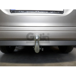 D047C GALIA Полностью оцинкованный фаркоп на Dacia Logan II универсал/фургон/пикап 2013-2021. Подрозетник убирается за бампер. Тип шара: C (горизонтальный с