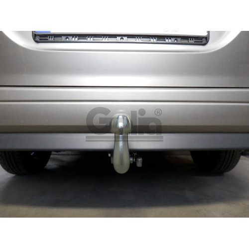 D047C GALIA Полностью оцинкованный фаркоп на Dacia Logan II универсал/фургон/пикап 2013-2021. Подрозетник убирается за бампер. Тип шара: C (горизонтальный съемный). Установка без снятия и выреза бампера. Нагрузки: 1300/75 кг, масса фаркопа 15,97 кг