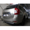 D047C GALIA Полностью оцинкованный фаркоп на Dacia Logan II универсал/фургон/пикап 2013-2021. Подрозетник убирается за бампер. Тип шара: C (горизонтальный съемный). Установка без снятия и выреза бампера. Нагрузки: 1300/75 кг, масса фаркопа 15,97 кг