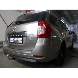 D047C GALIA Полностью оцинкованный фаркоп на Dacia Logan II универсал/фургон/пикап 2013-2021. Подрозетник убирается за бампер. Тип шара: C (горизонтальный с