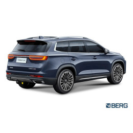 F.0919.003 BERG Фаркоп на Jetour X70 Plus 2023-, Jetour X90 Plus 2023-, Soueast s07 2024-, Soueast s09 2024-. Требуется подрезка бампера. Тип шара: VM (быстросъемный). Нагрузки: 1500/75 кг, м