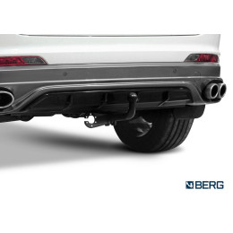 F.1914.001 BERG Фаркоп на Geely Tugella 2020-2024, KnewStar 001 2024-. Требуется подрезка бампера. Тип шара: A. Нагрузки: 1500/75 кг, масса фаркопа 21,3 кг (без электрики в ком